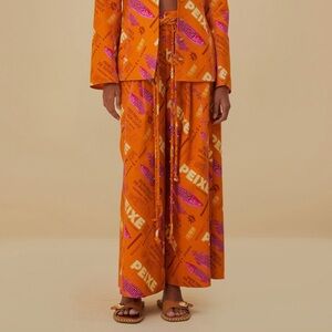 FARM rio orange fresh fish cargo pants- BRAND NEW WITH TAGS